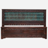 IRON HAND CARVED BED – I